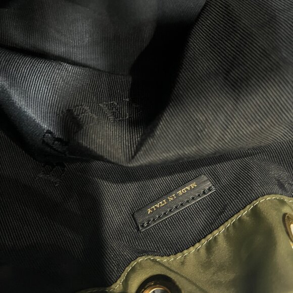 $1490 Burberry Green Nylon Rucksack Technical Backpack AS IS - Picture 13 of 15